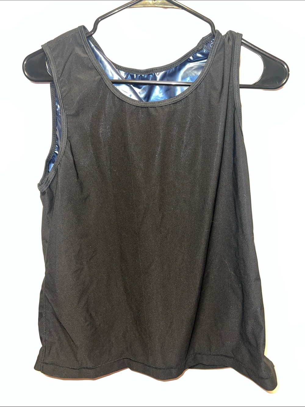 Men’s insulated “sweat” Black Athletic Tank Top